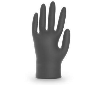 Nitril Handschuhe schwarz L - manfreddo